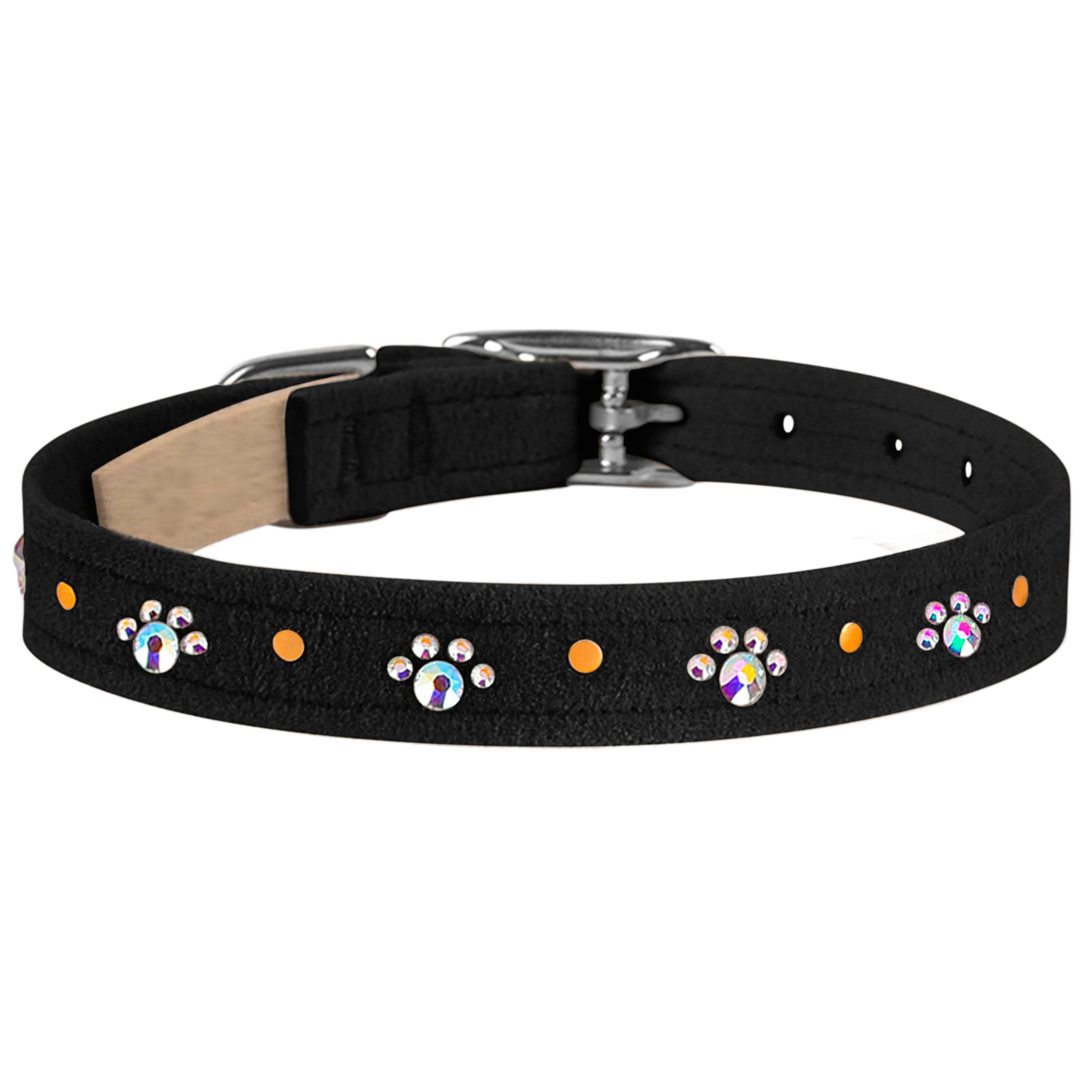 Crystal Paws Collar Black