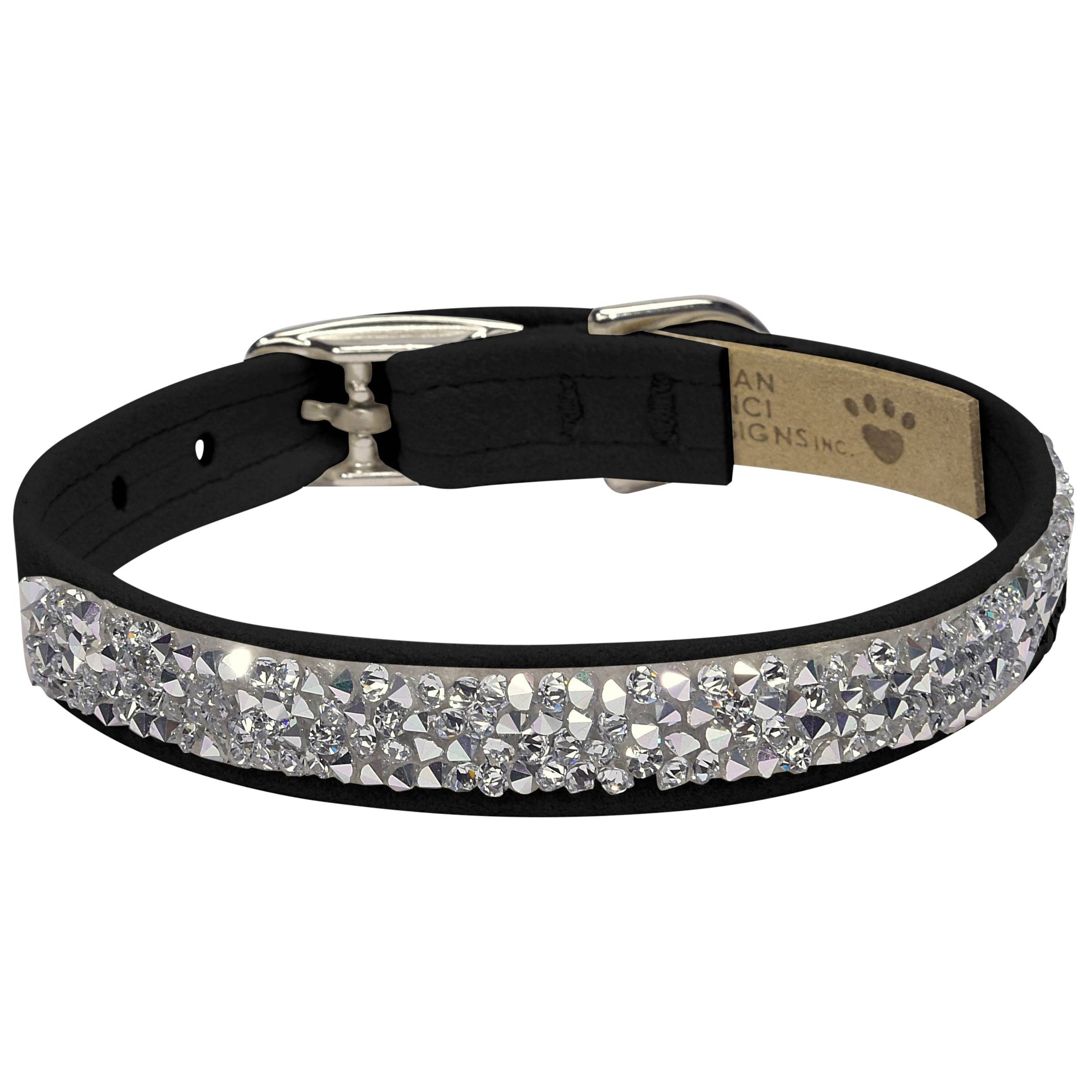 Crystal Rocks Collar Black