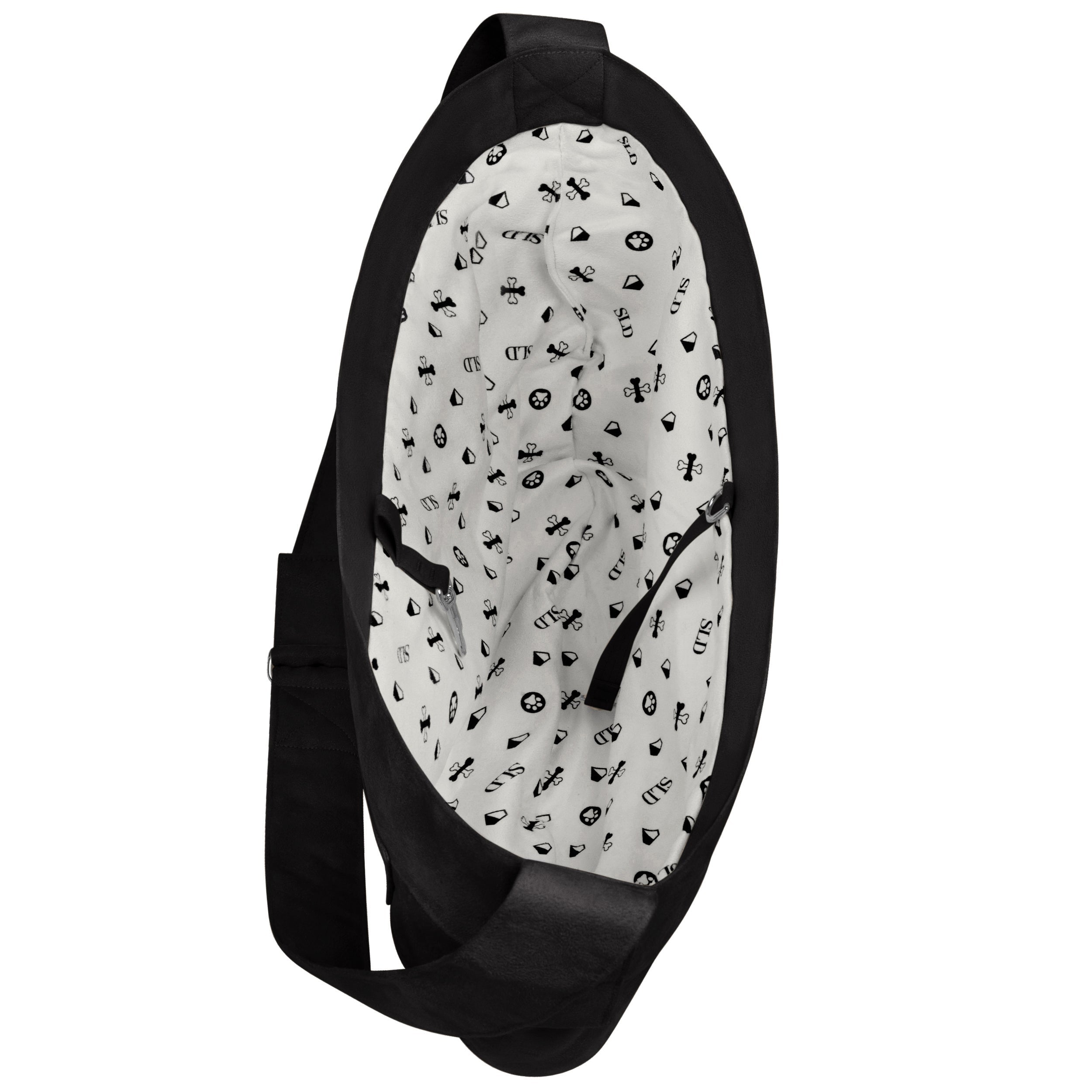 Cuddle Carrier with Summer Liner One Size Black White Summer Liner