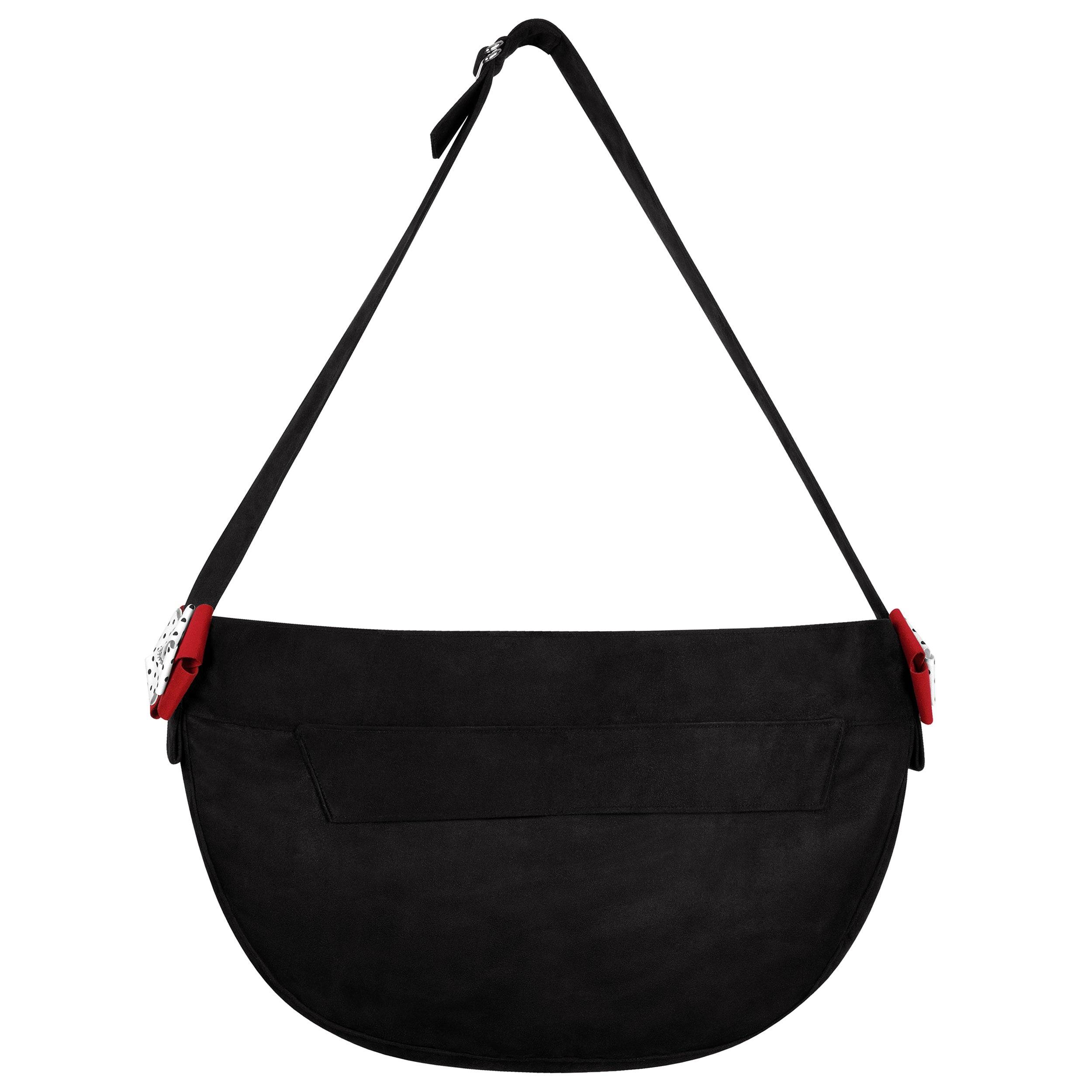 Minnie Bow Black Cuddle Carrier