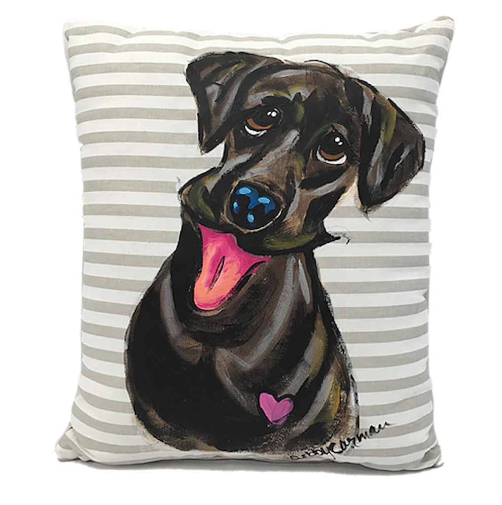 Black Labrador | Dog Pillow