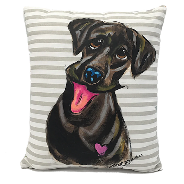 Black Labrador | Dog Pillow