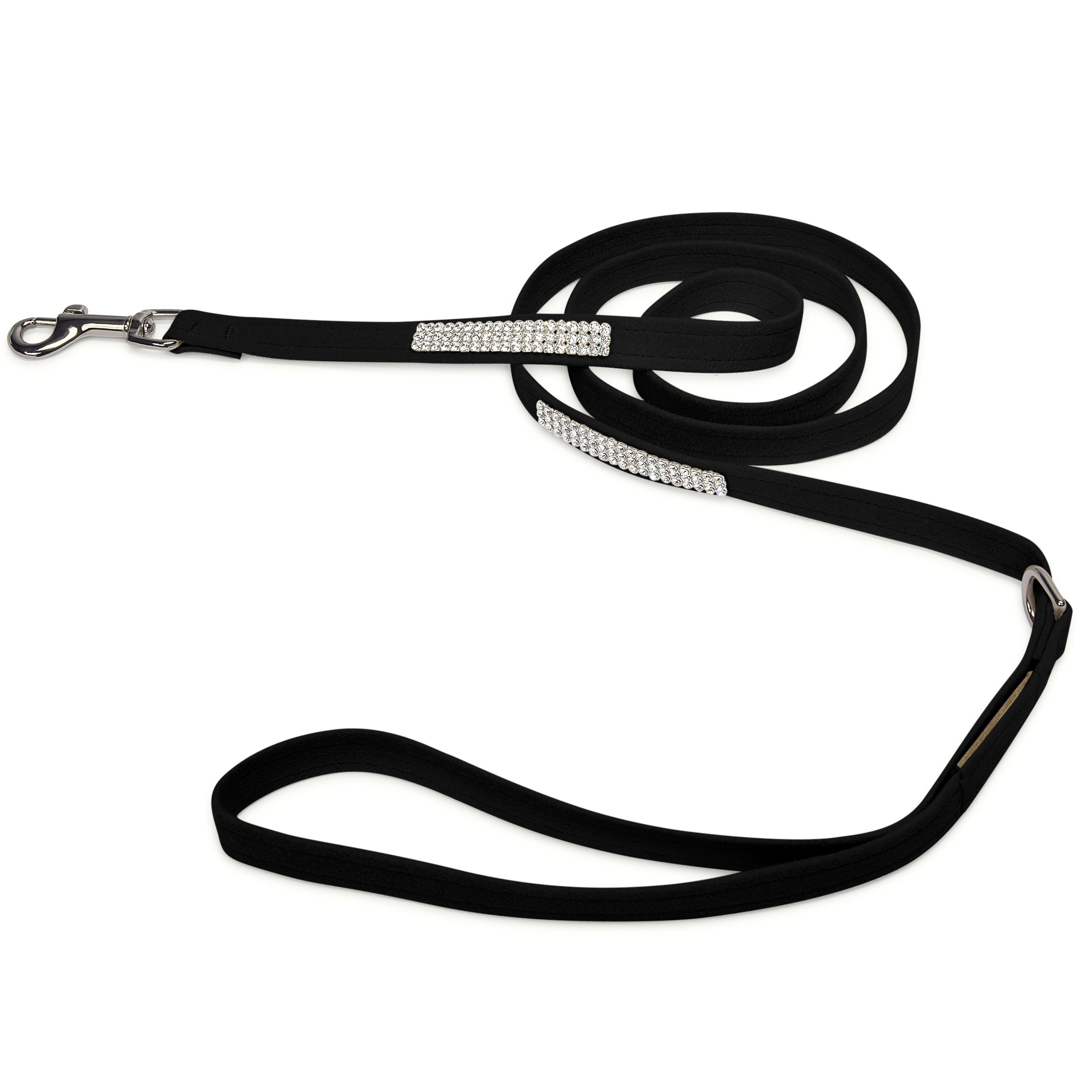 3 Row Giltmore Leash Black