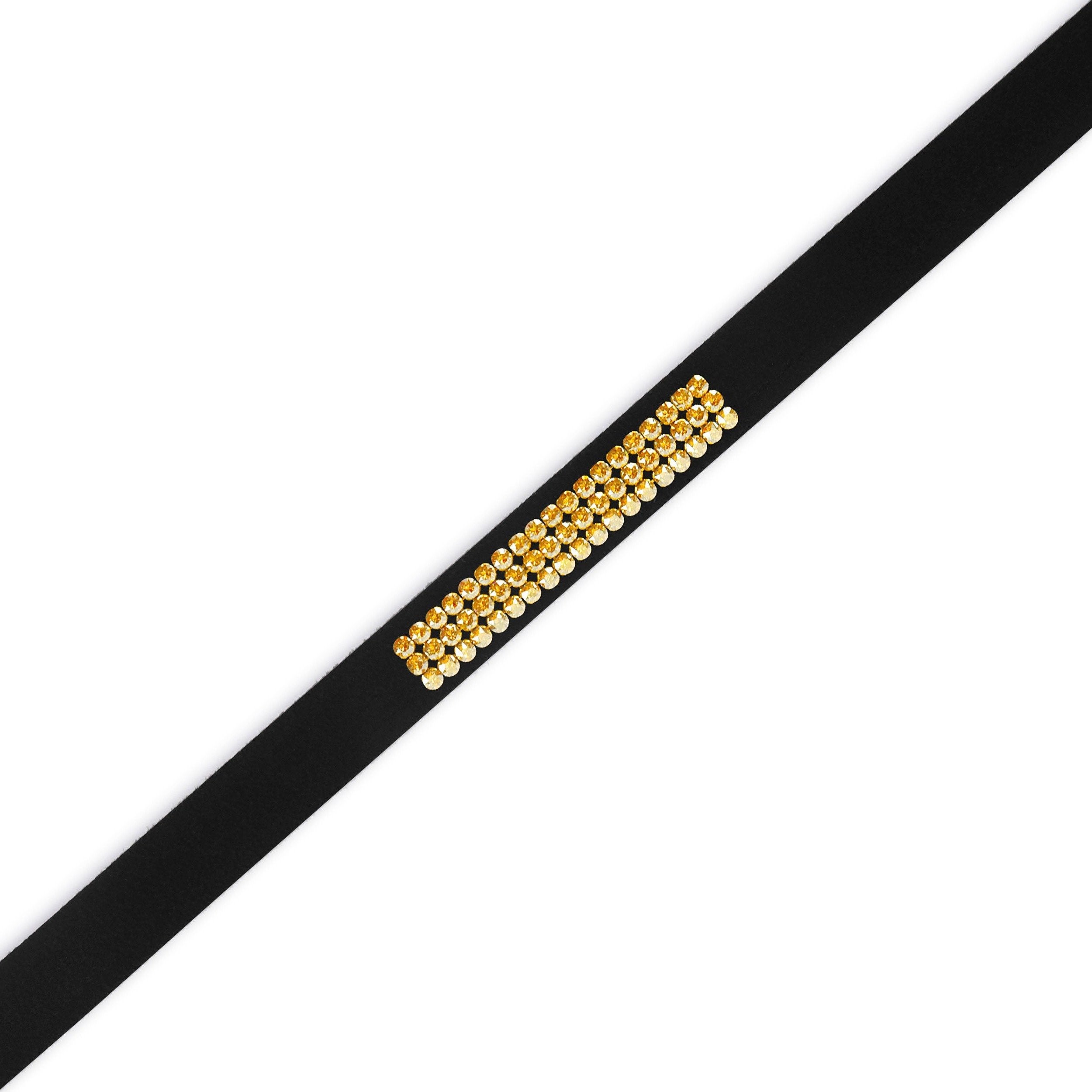 3 Row Gold Giltmore Leash