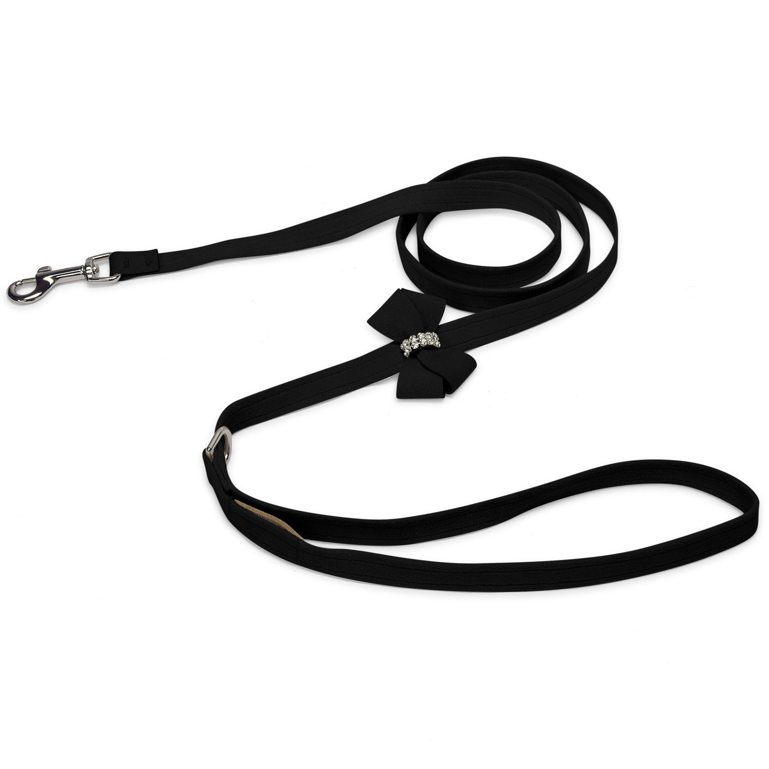 Nouveau Bow Leash Black