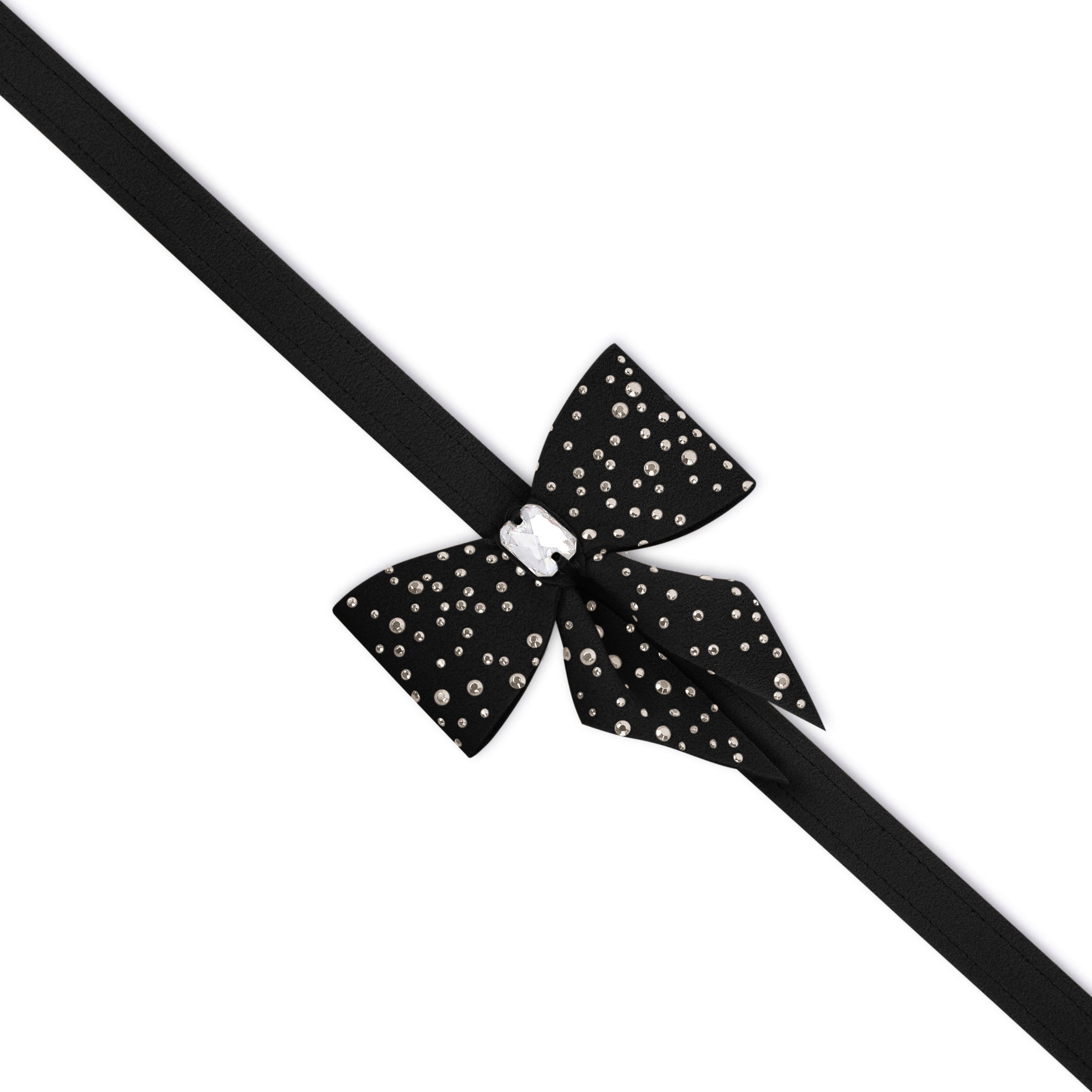 Silver Stardust Tail Bow Leash