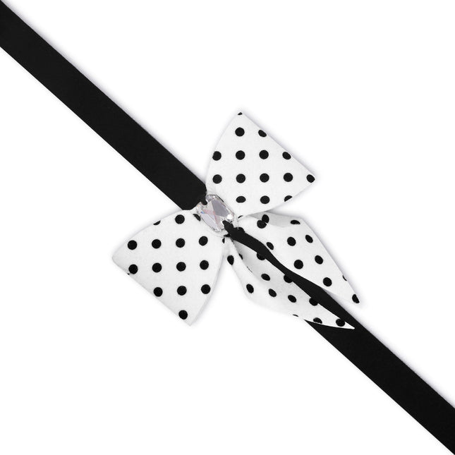 Polka Dot Tail Bow Leash