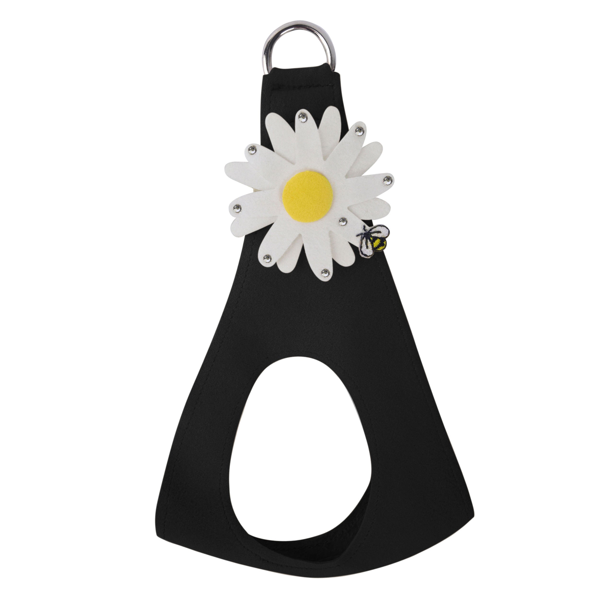 Large Daisy Step In Harness-Classic Neutrals Black