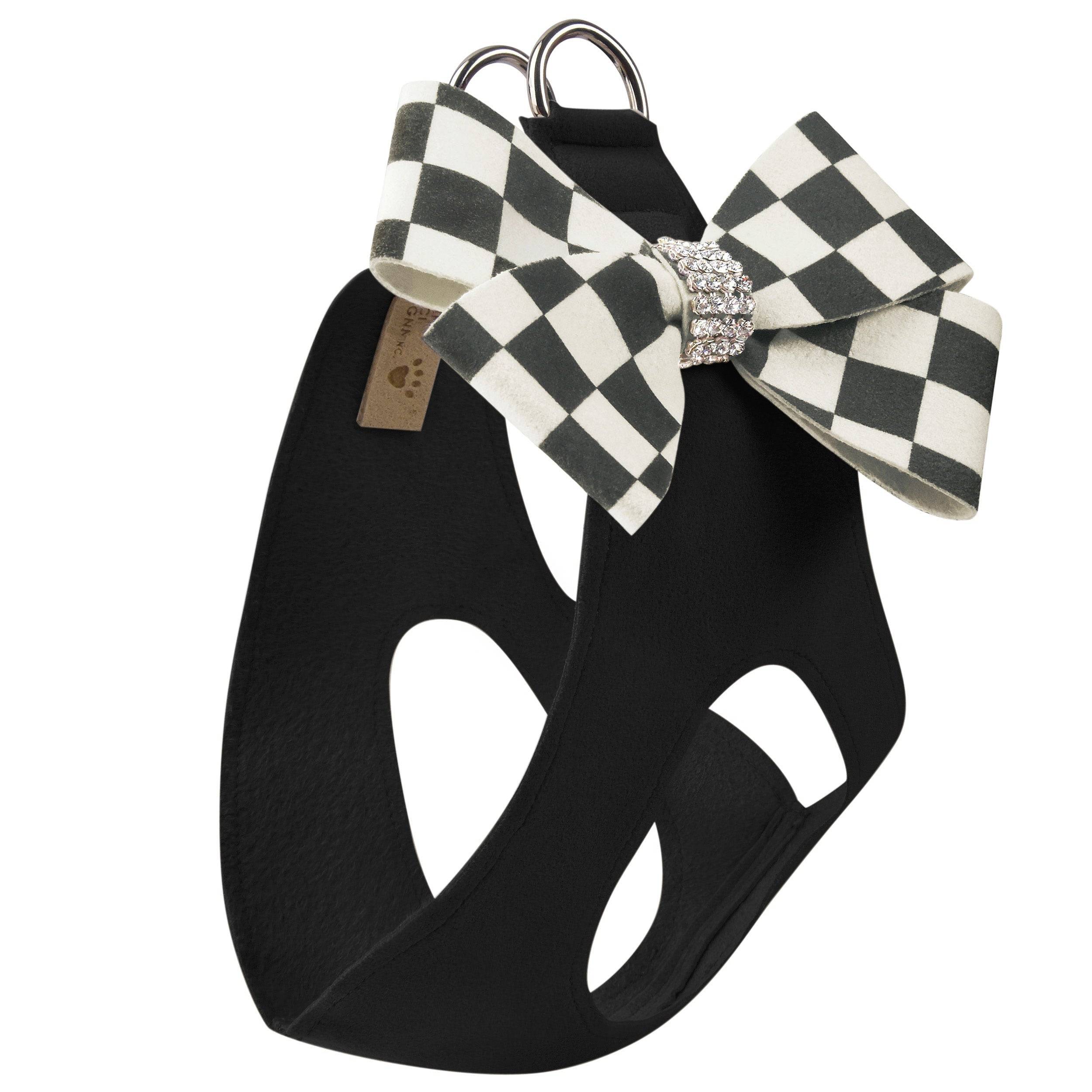 Windsor Check Nouveau Bow Step In Harness- Classic Neutrals