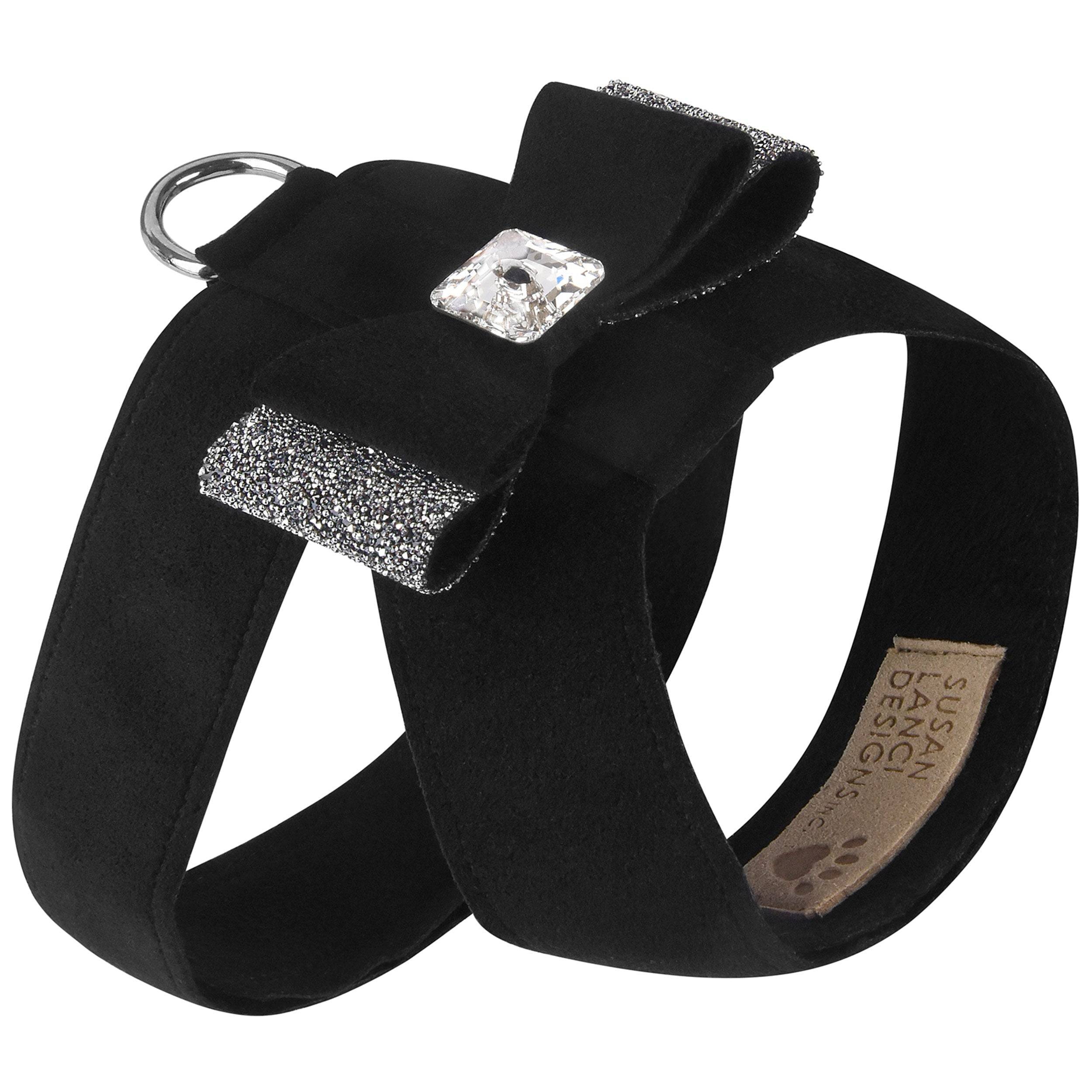 Crystal Stellar Big Bow Tinkie Harness Black