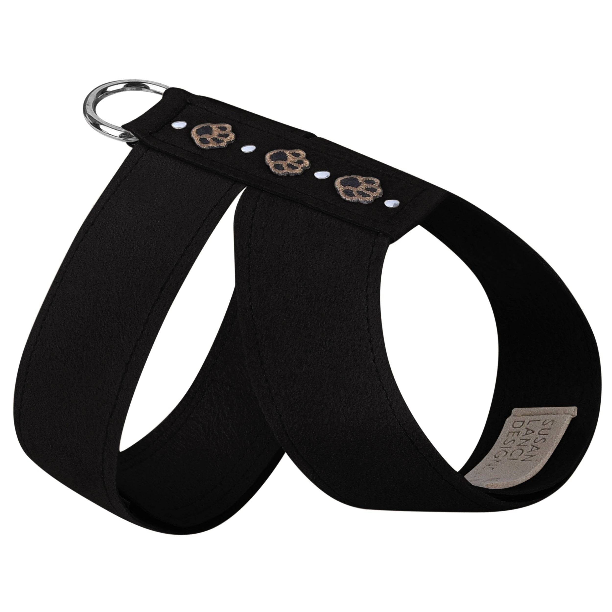 Embroidered Paws Tinkie Harness Black