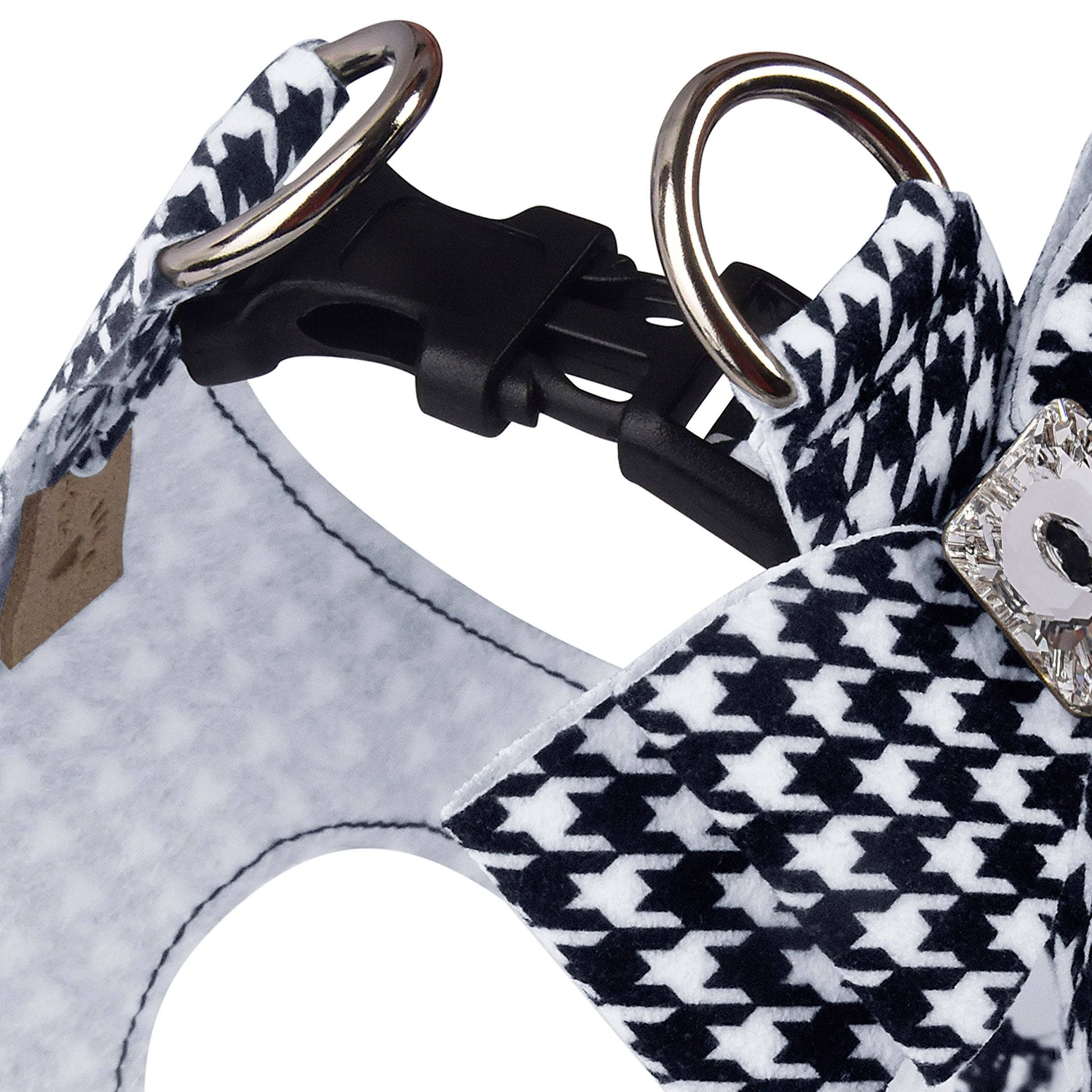 Houndstooth Big Bow Step In Harness