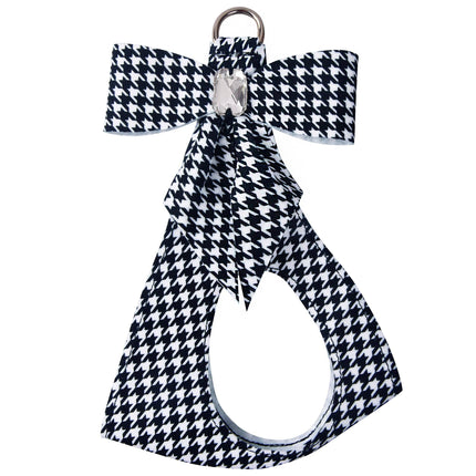 Houndstooth Tail Bow Step In Harness