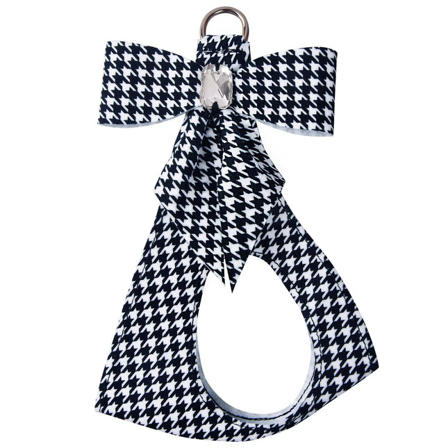 Houndstooth Tail Bow Step In Harness