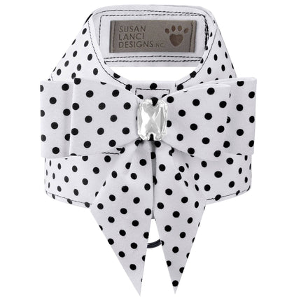 Polka Dot Double Tail Bow Tinkie Harness