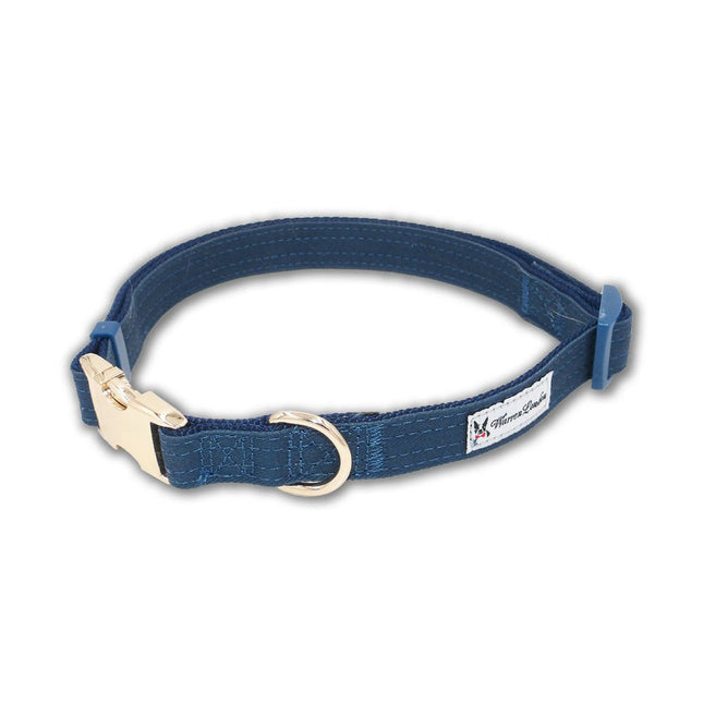 Blue Fabric Dog Collars & Leashes by Warren London