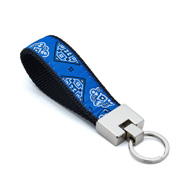 Blue Bandana Key Ring