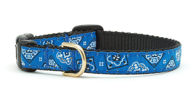 Blue Bandana Small Breed Dog Collar