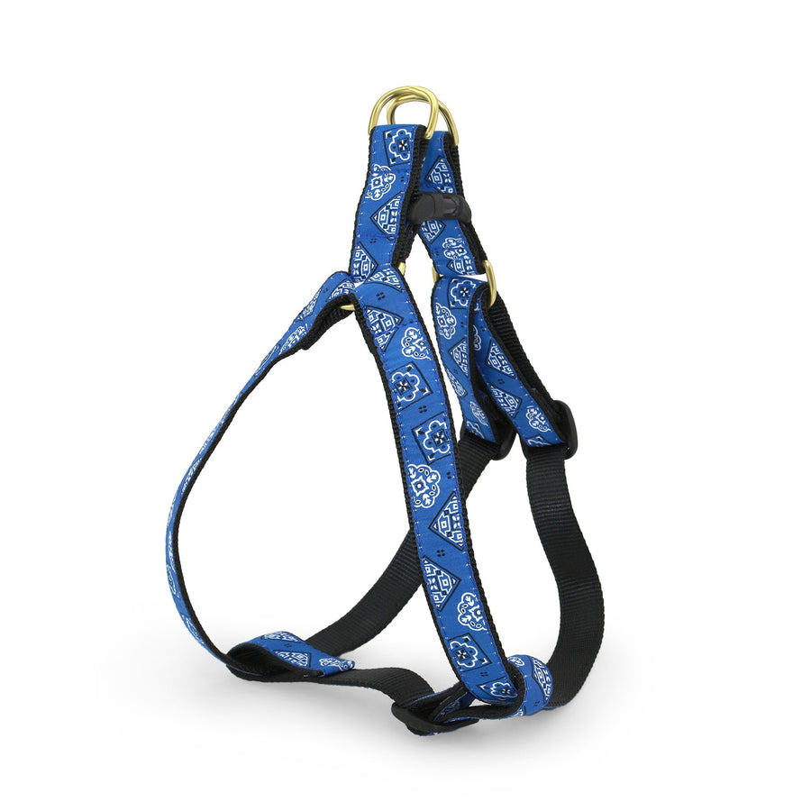 Blue Bandana Dog Harness