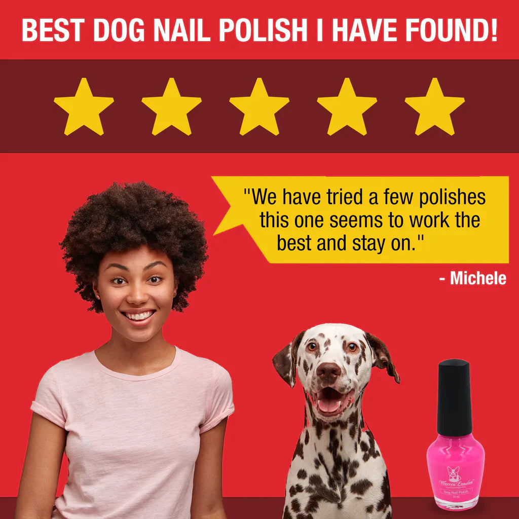 Dog Nail Polish - Polish Bottles with Brush-Purple