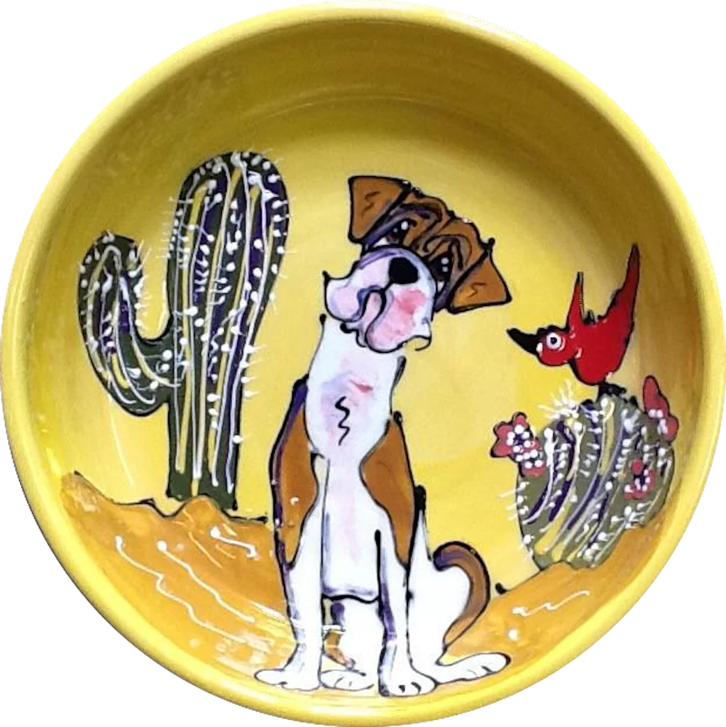 Boxer Dog Bowl