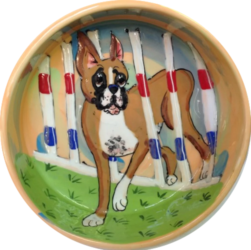 Boxer | Show Dog Trophy Bowl