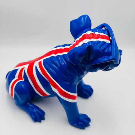 British Lover Bulldog Statue