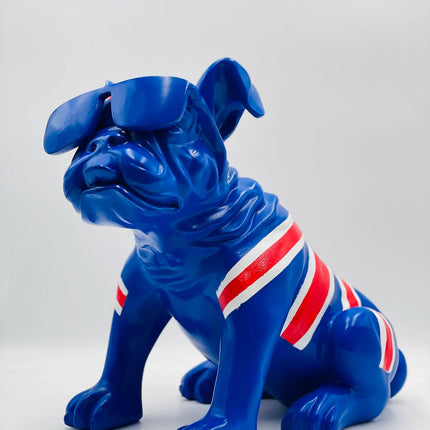 British Lover Bulldog Statue