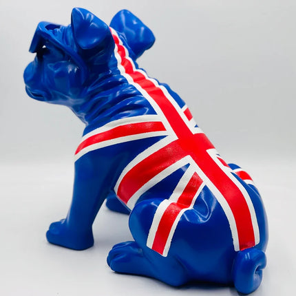 British Lover Bulldog Statue