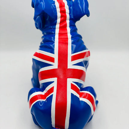 British Lover Bulldog Statue