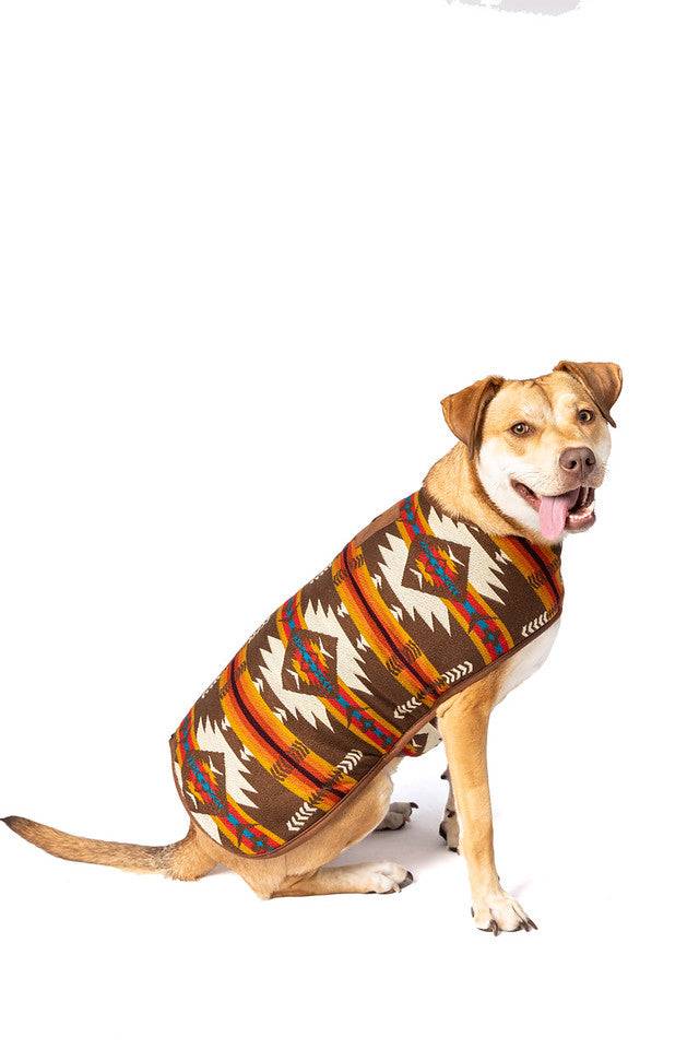 Brown Southwest Dog Coat