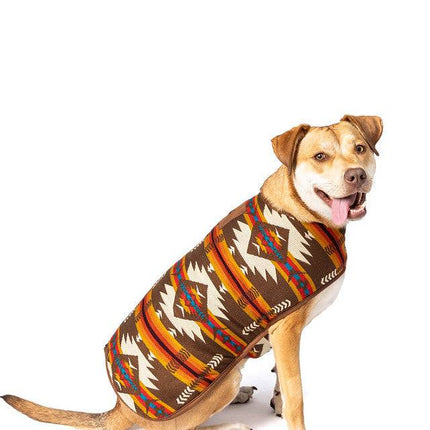 Brown Southwest Dog Coat