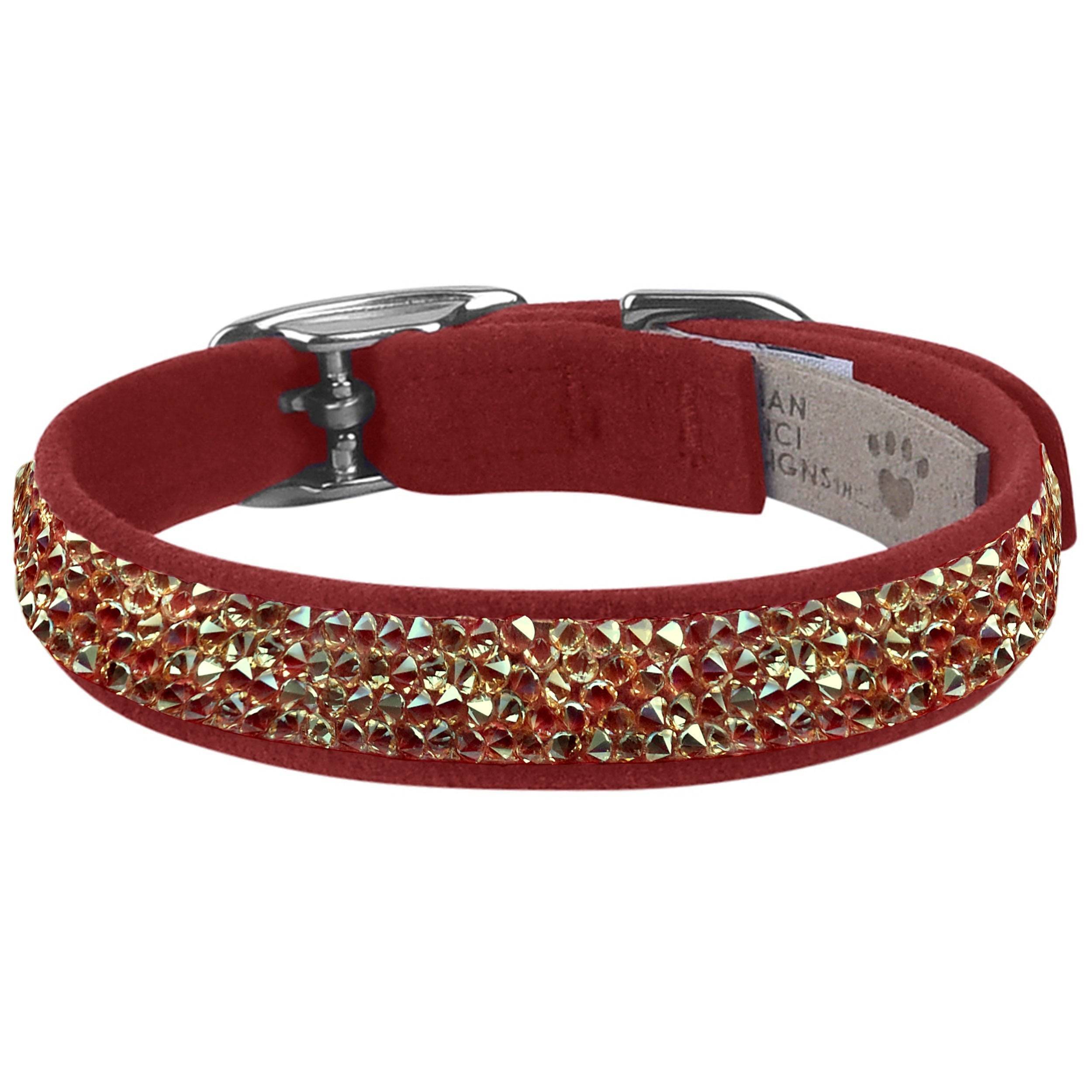 Gold Puparoxy Collar Burgundy