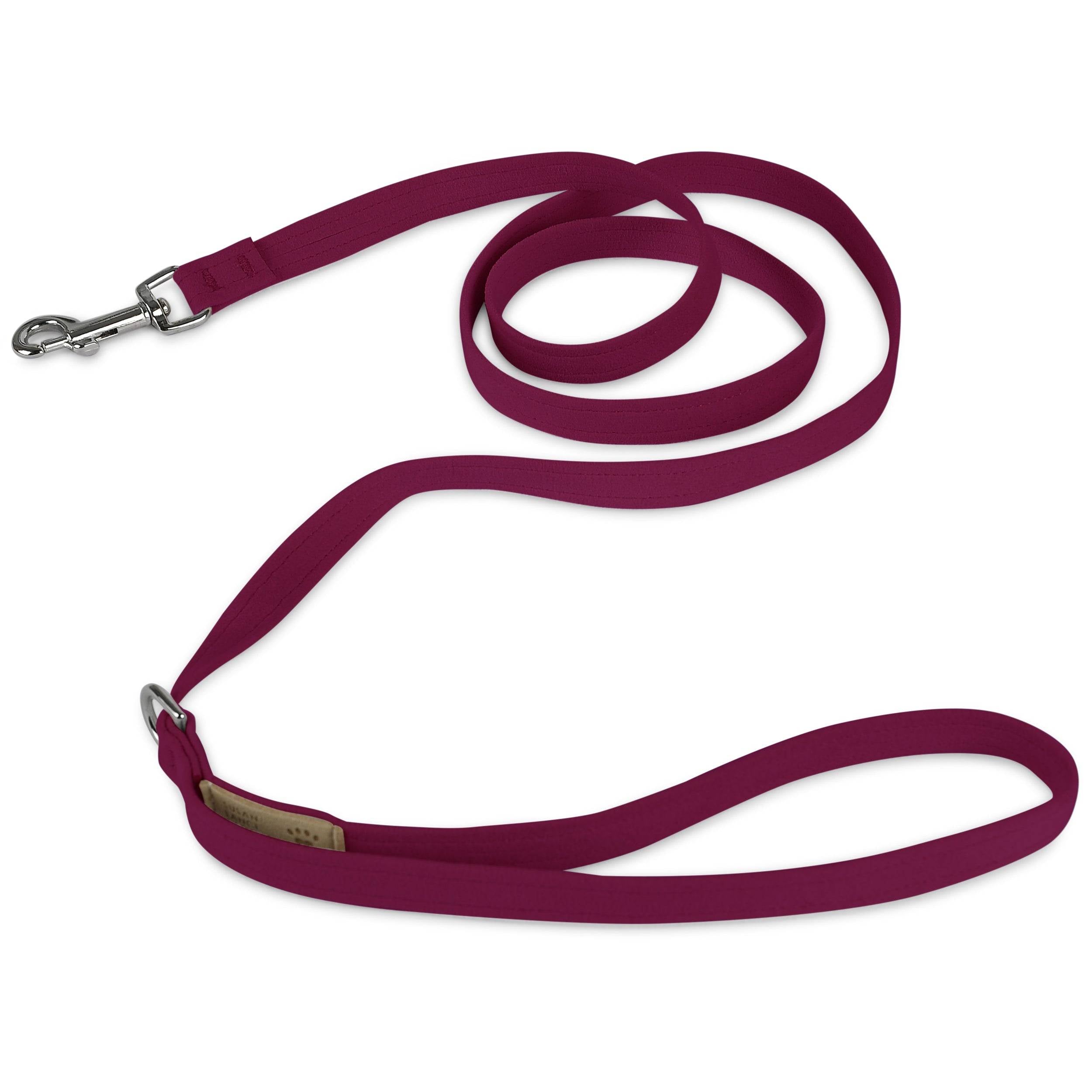 Burgundy Solid Leash Burgundy