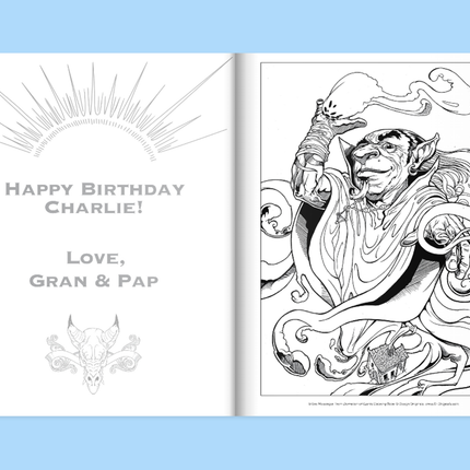 Dominion of Giants Coloring Book Customized