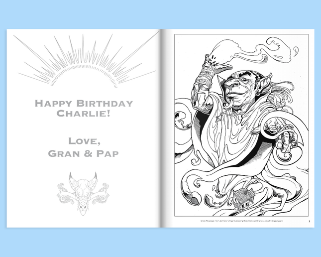 Dominion of Giants Coloring Book Customized