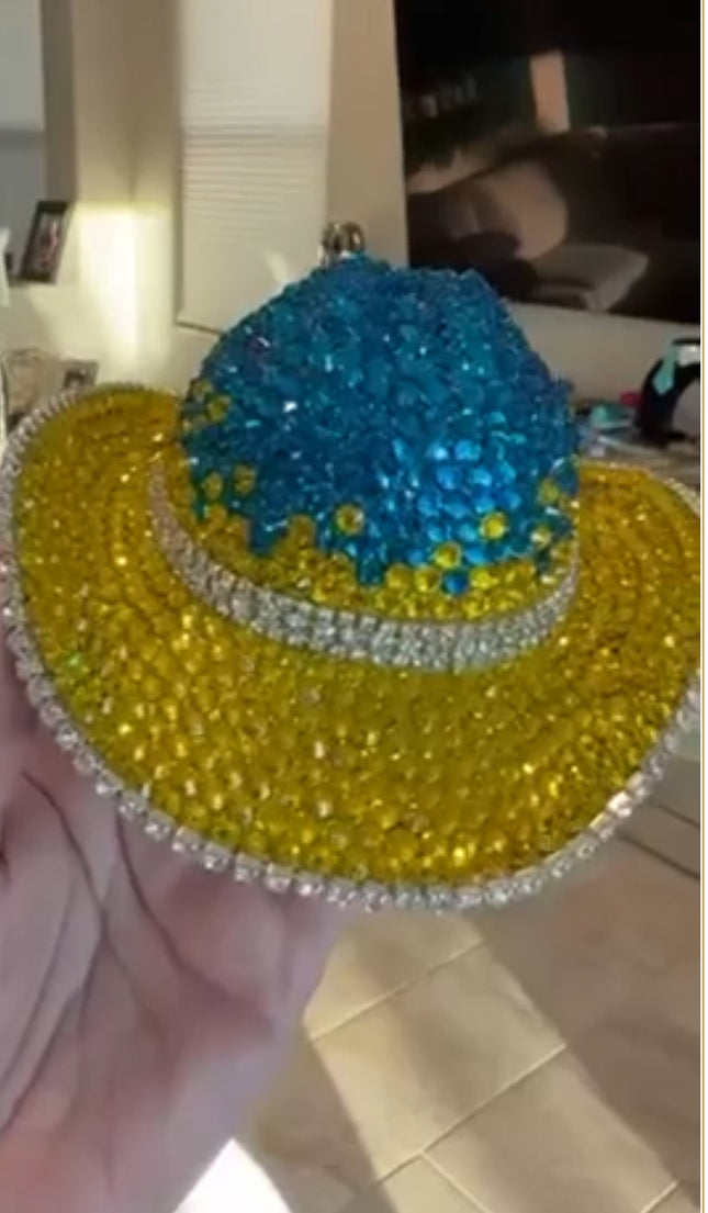 Crystal Cowboy Hat Kaleidoscopic Cowboy