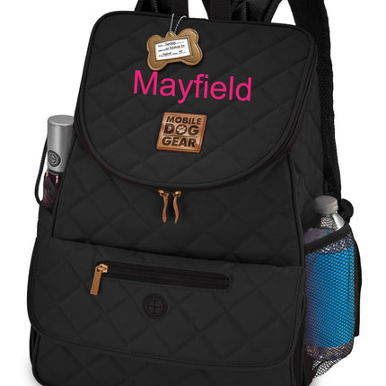 Personalized Weekender Backpack Black