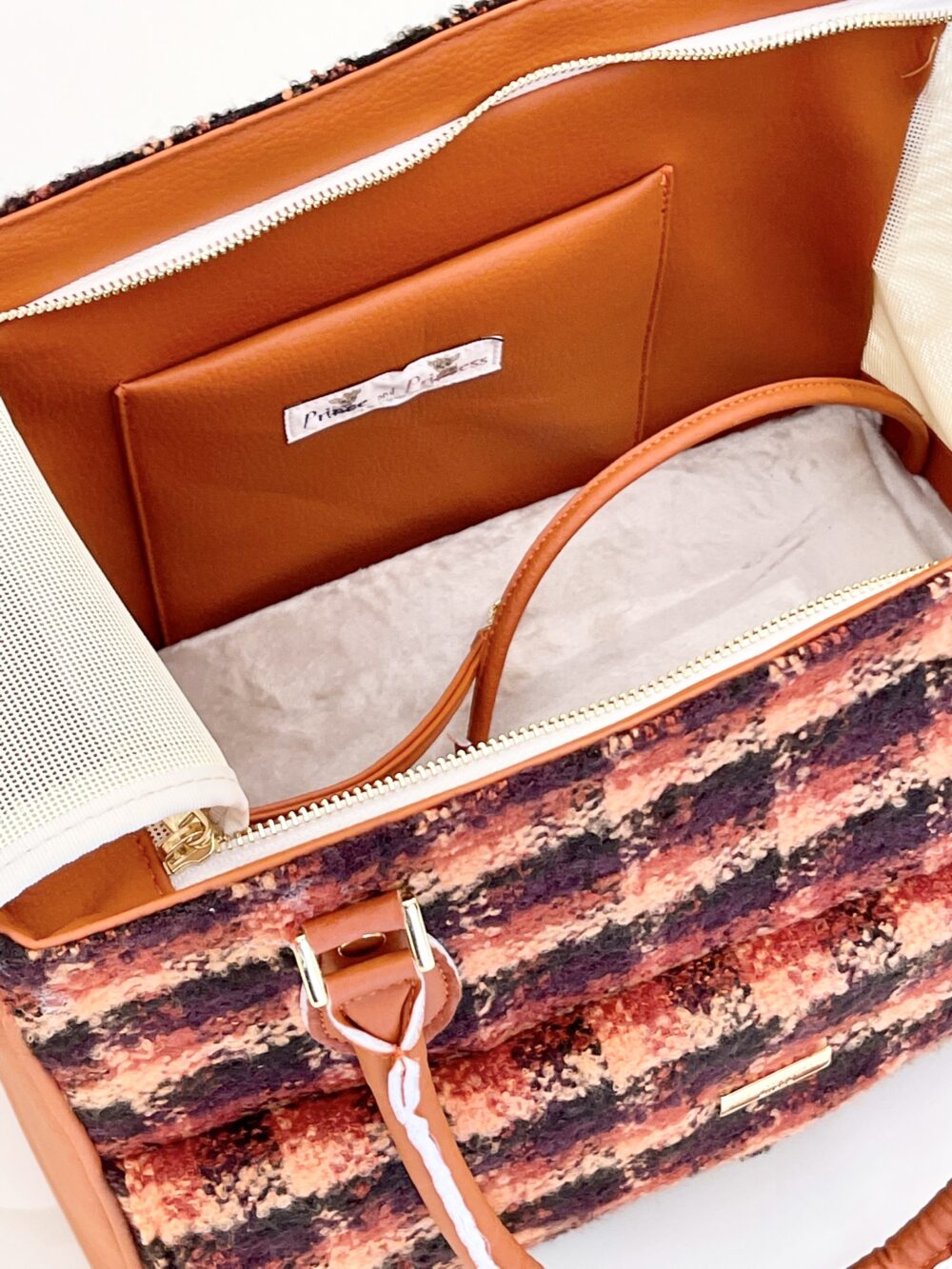 City Bag – Orange Tartan Edition