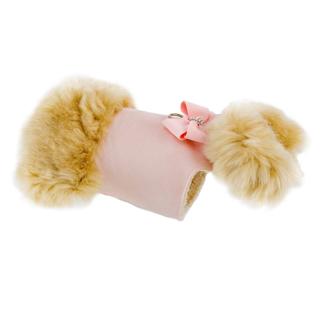 Nouveau Bow Champagne Fox Fur Coat