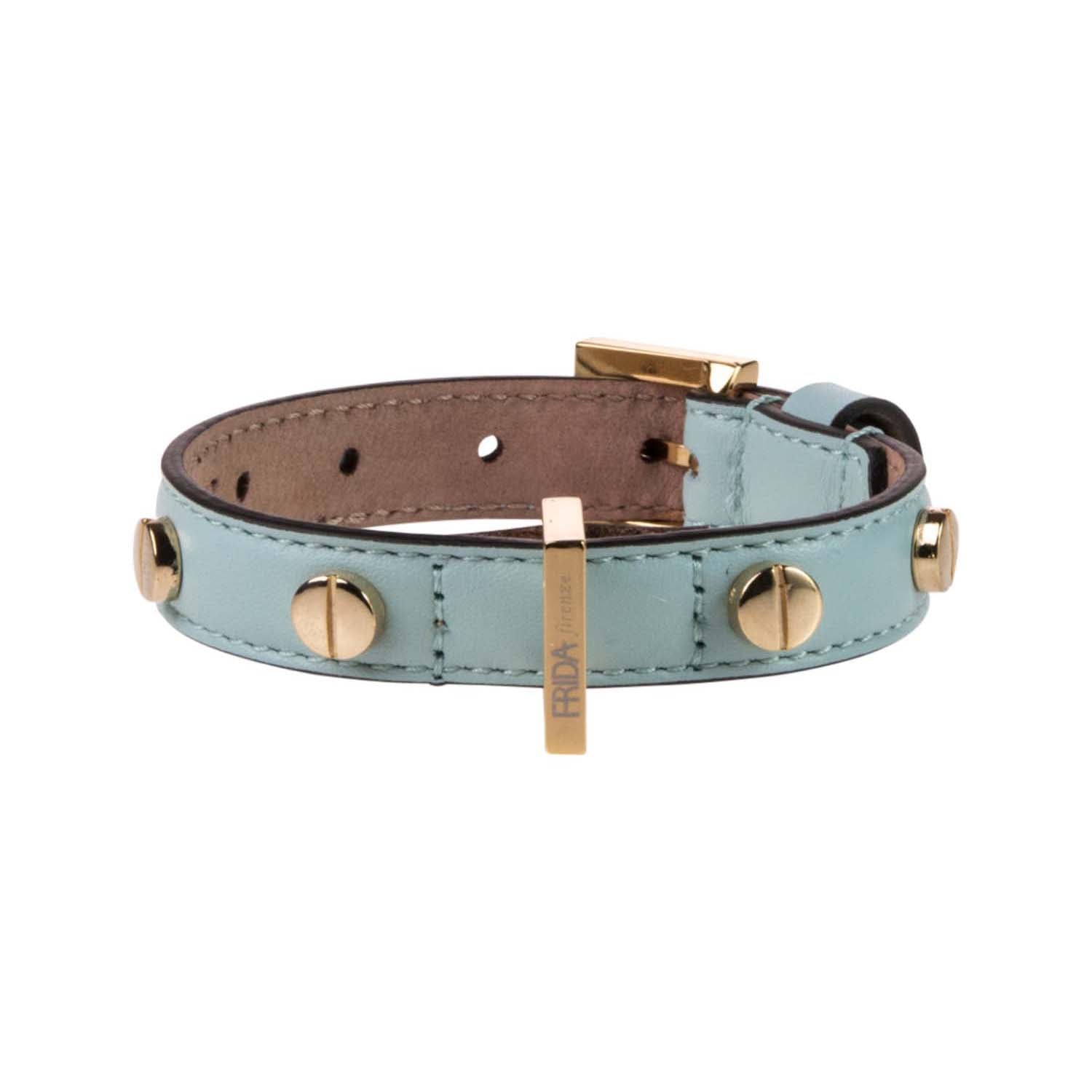 Stud Screw Cloud Leather Collar 35cm (13.77