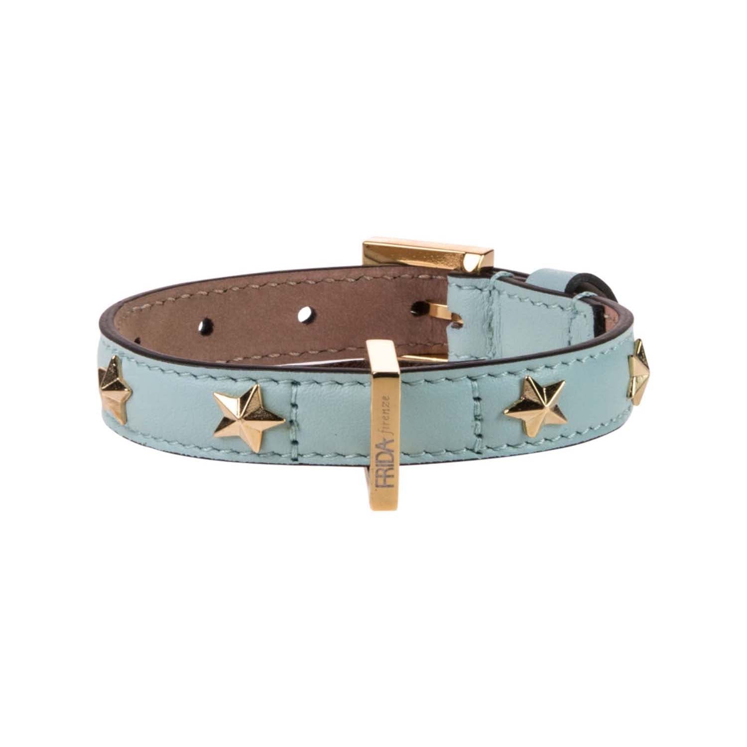 Star Stud Cloud Leather Collar 35cm (13.77