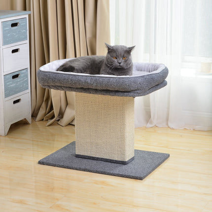 Mellow Cat Bed Minimalist Design with Sisal Scratching Post