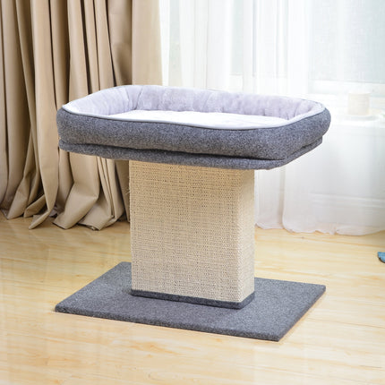 Mellow Cat Bed Minimalist Design with Sisal Scratching Post