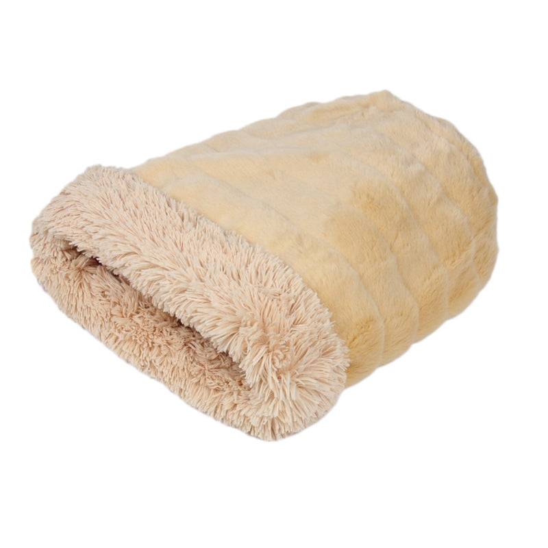 Camel Mink with Camel Shag Cuddle Cup Camel Shag