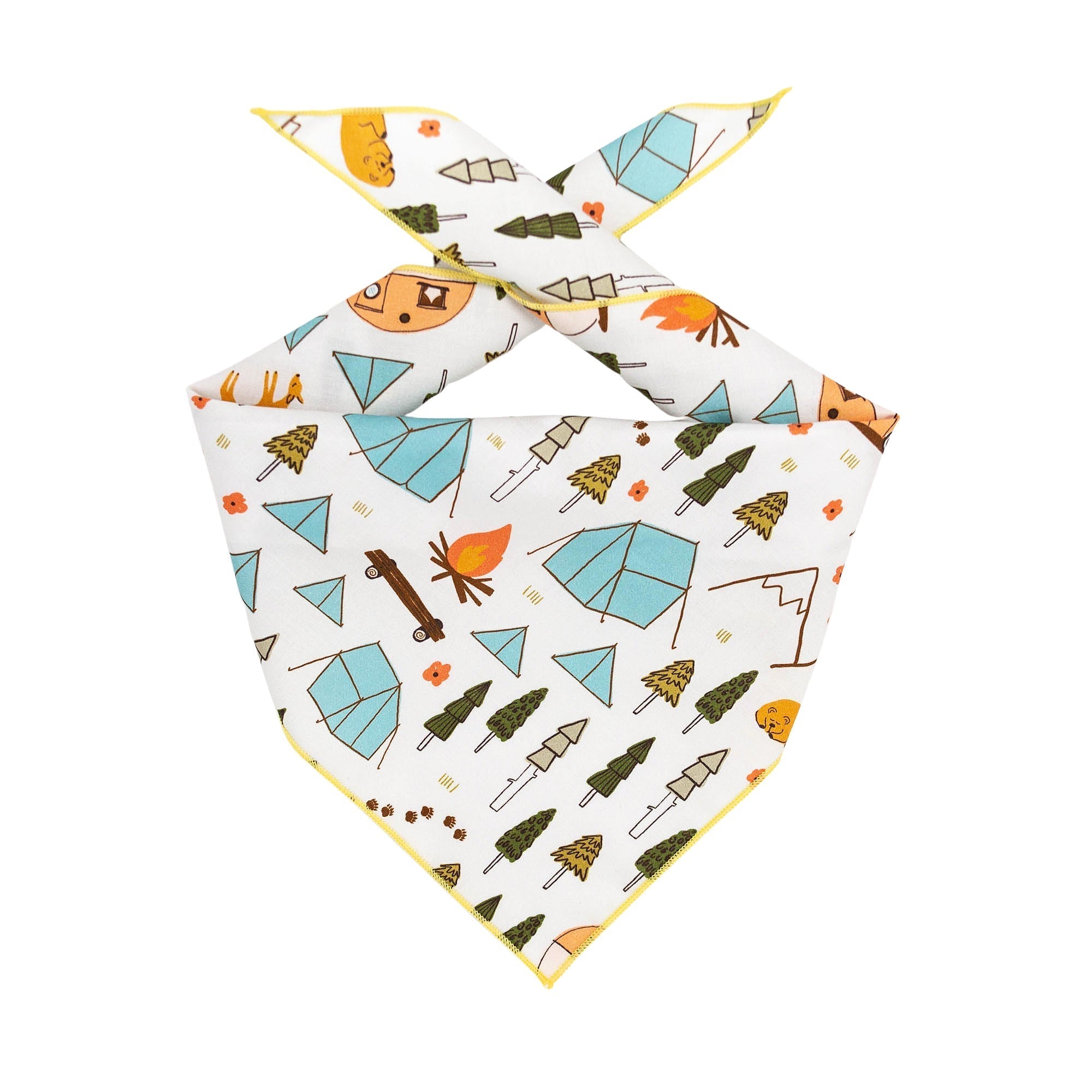 Camping Scene Bandana X-Large