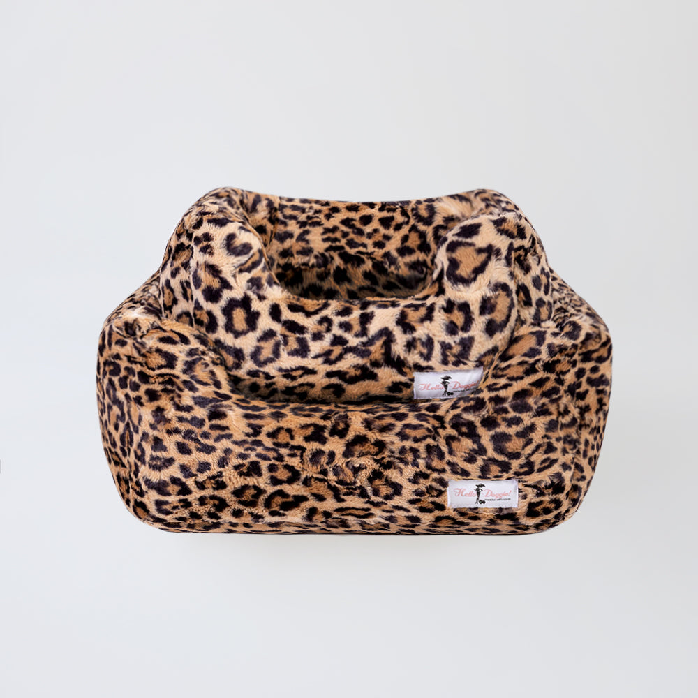 Cashmere Dog Bed Leopard