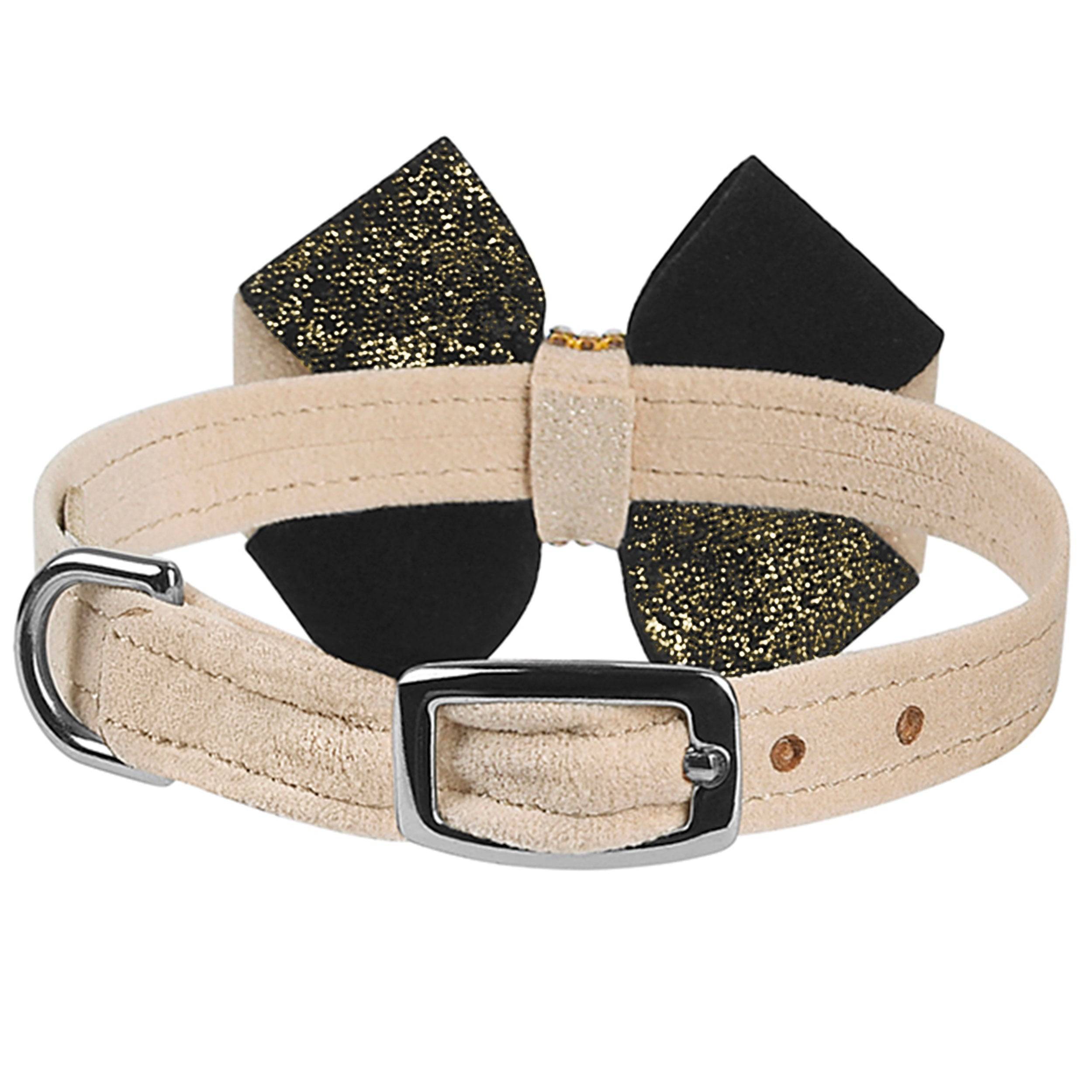 Glitzerati Pinwheel Bow Collar