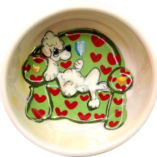 Champagne Poodle Bowl