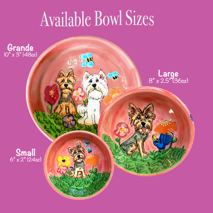 Champagne Poodle Bowl